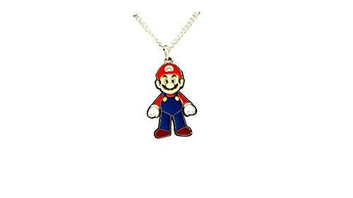 USA-Inspired Super Mario Necklace - Porter Gallery