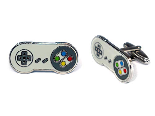 SNES Super Nintendo Tie Clip, NES Nintendo Controller Cufflinks, Retro Gaming Jewelry