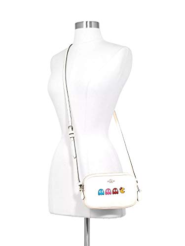 Coach Ms.Pacman Leather Crossbody Chalk 75599