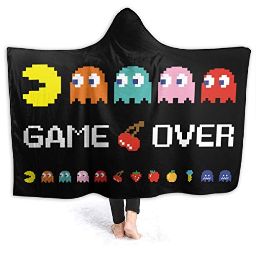 Arcade Video Game Throw Blanket,Flannel Blanket Bedding Wearable Blanket