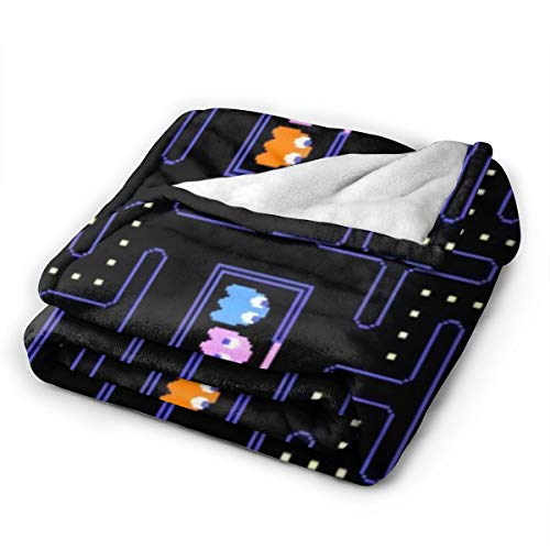 Korlav Arcade Video Game Throw Blanket, Flannel Blanket Bedding