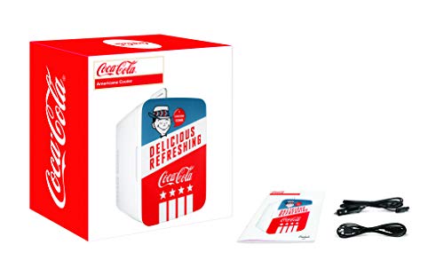 Cooluli Mini Fridge - Coca-Cola Americana Retro (10 Liter/12 Can)