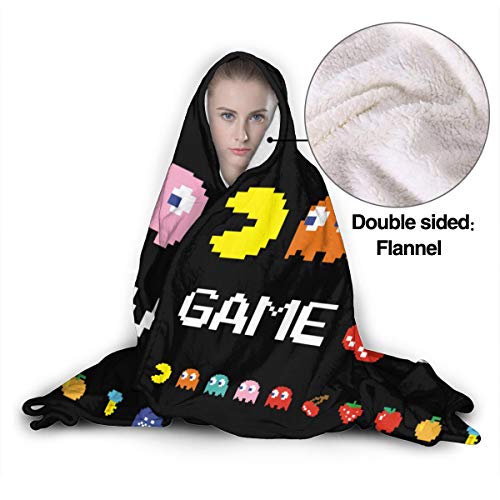 Arcade Video Game Throw Blanket,Flannel Blanket Bedding Wearable Blanket