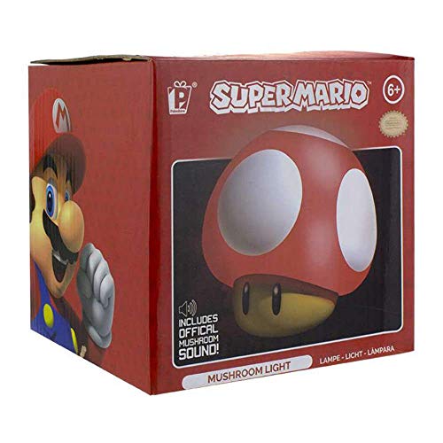 Paladone Nintendo Officially Licensed Merchandise -Toad Mushroom Table Lamp - Night Light