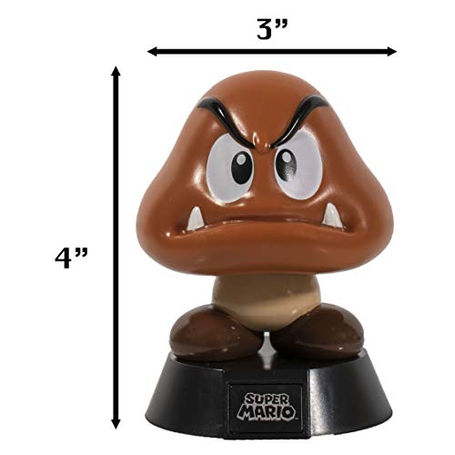Super Mario Bros. Goomba 3D Night Light - Decorative Lamp Collectible