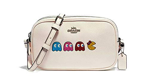 Coach Ms.Pacman Leather Crossbody Chalk 75599