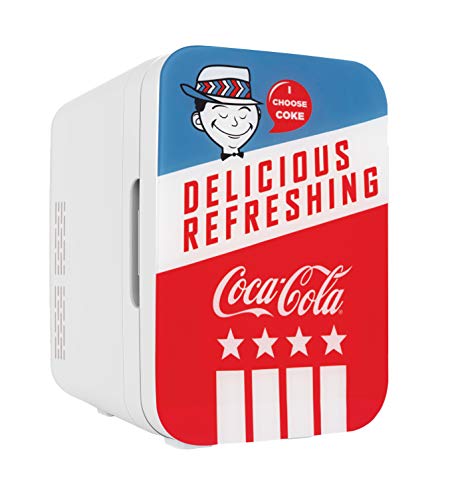 Cooluli Mini Fridge - Coca-Cola Americana Retro (10 Liter/12 Can)