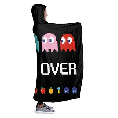 Arcade Video Game Throw Blanket,Flannel Blanket Bedding Wearable Blanket