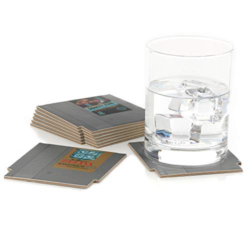 Paladone Nintendo NES Cartridge Coasters for Drinks