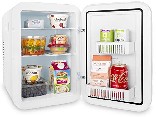 Pink Liter Compact Cooler Warmer Mini Fridge for Bedroom