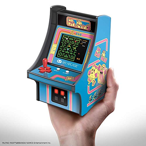My Arcade Micro Player Mini Arcade Machine: Ms. Pac-Man Video Game, Fully Playable