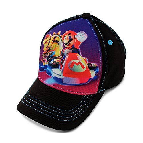 Nintendo Little Boy's 3D Pop Baseball Cap, Featuring Super Mario, Age 4-7
