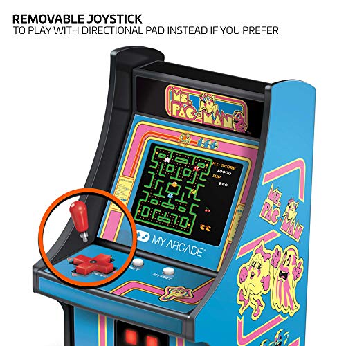 My Arcade Micro Player Mini Arcade Machine: Ms. Pac-Man Video Game, Fully Playable