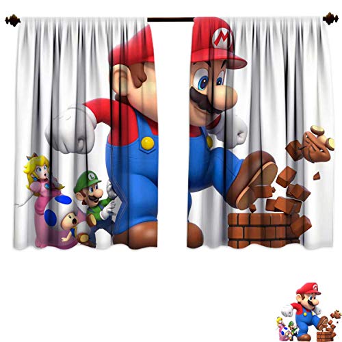 Darlene Harts White Thermal Insulated Curtains 40 Inches Long