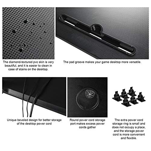 Gaming Desk 41" Game Table Home Computer Desk with Display Support Plate