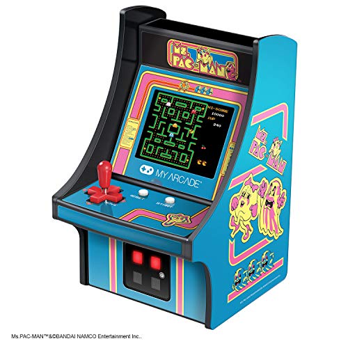 My Arcade Micro Player Mini Arcade Machine: Ms. Pac-Man Video Game, Fully Playable