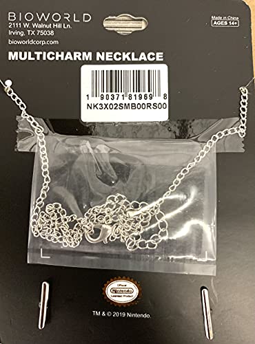 Super Mario Power-Up Pendant Necklace - Bioworld