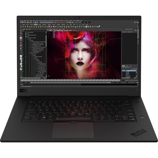 Lenovo ThinkPad P1 Gen 2 20QT0036US 15.6" Mobile Workstation - 1920 x 1080 - Core i7 i7-9750H - 16 GB RAM - 512 GB SSD - Midnight Black