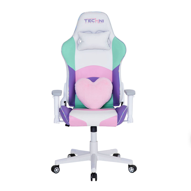 Kawaii Colors Pink & White Gaming Chair