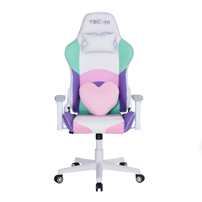 Kawaii Colors Pink & White Gaming Chair