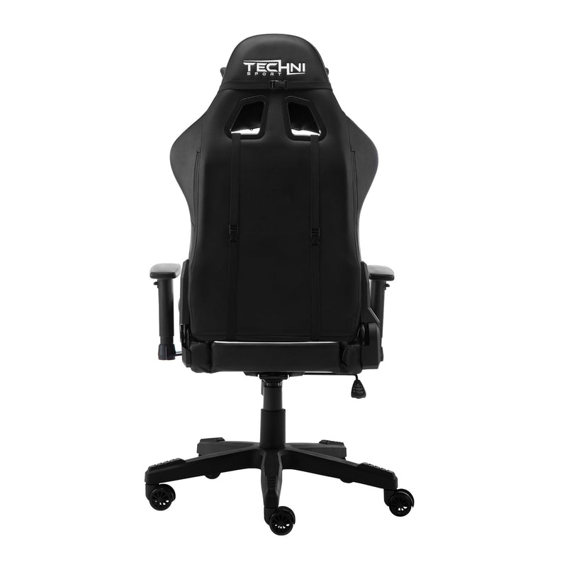 White & Black ProGamer2 Series Reclining Gaming Chair